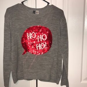 Changing sequins Christmas sweater